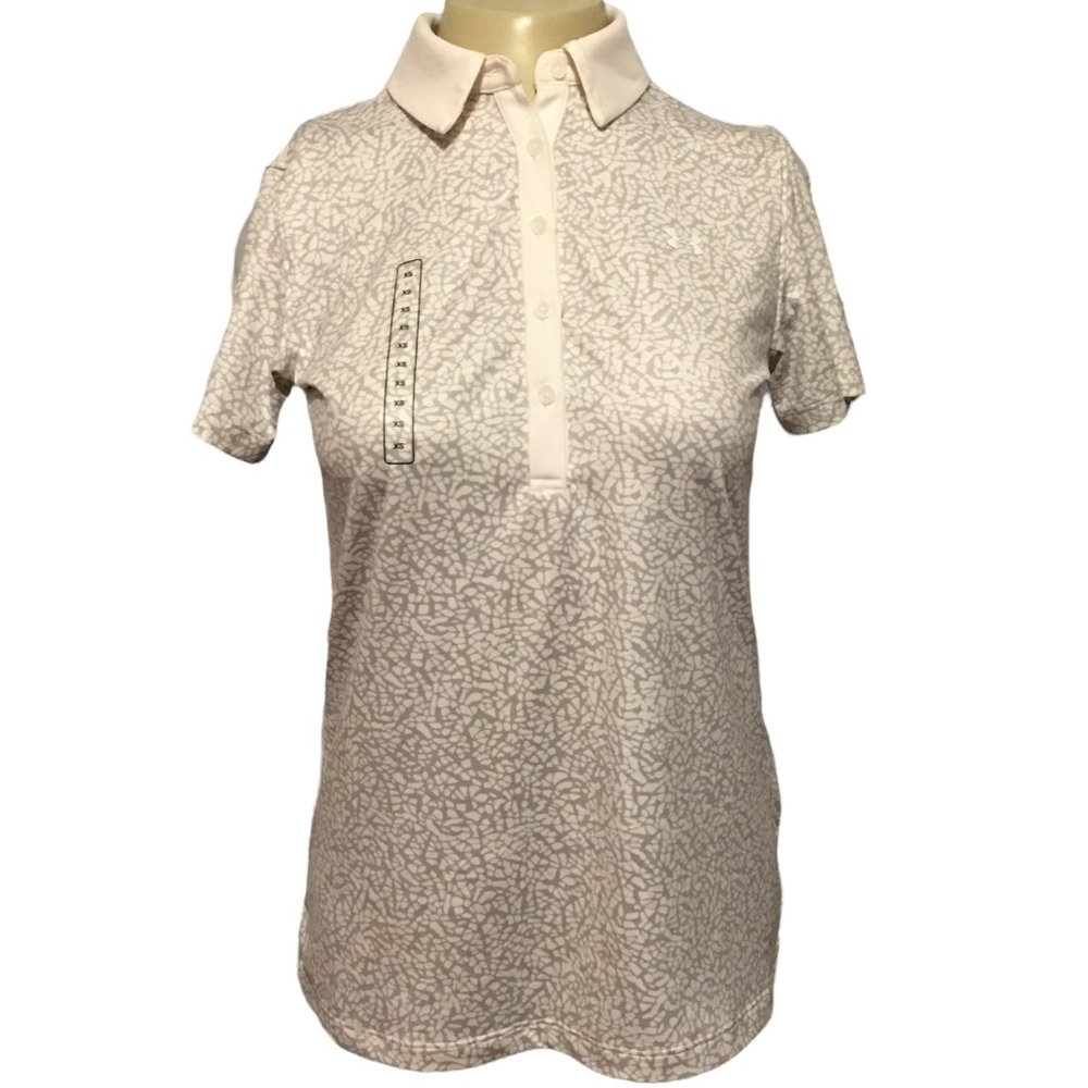 Women's Under Armour Fitted Golf Shirt HEAT GEAR Size XS NWT